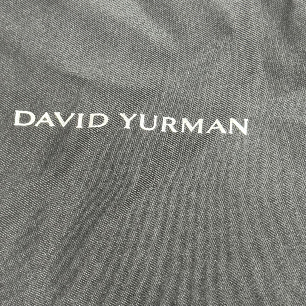 David Yurman Large Statement Black Drawstring Jewelry Storage Dust Bag 13"x18”