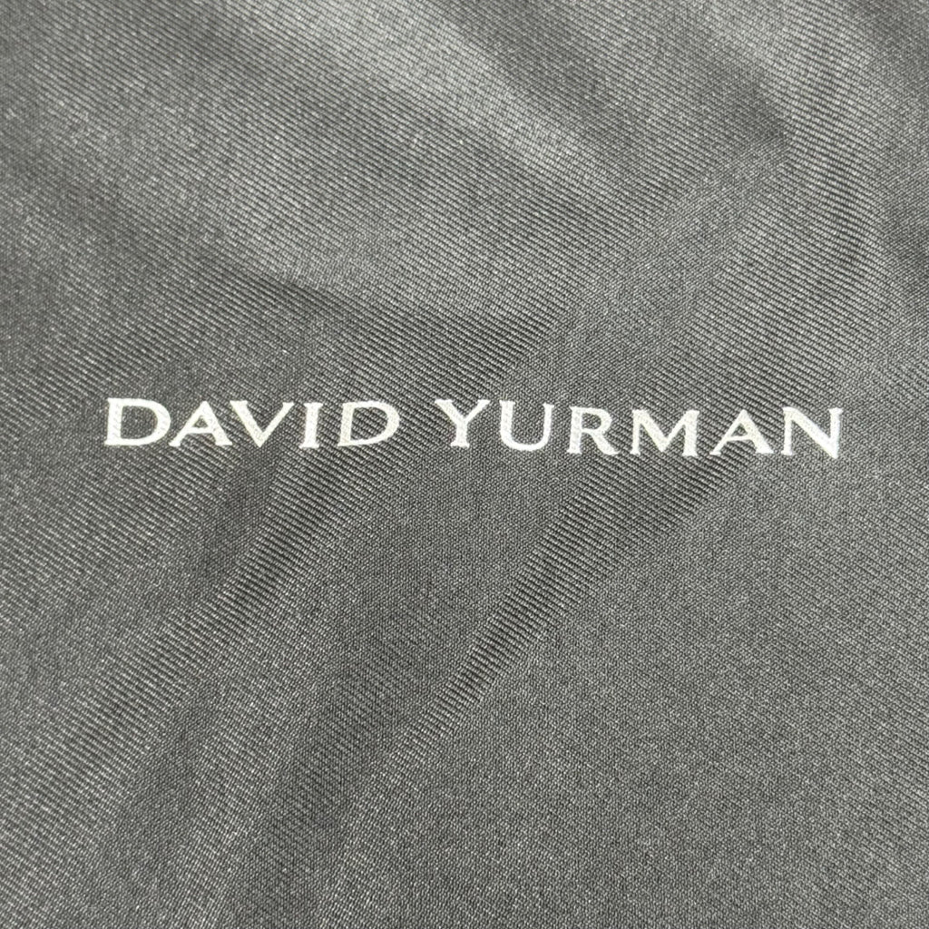David Yurman Large Statement Black Drawstring Jewelry Storage Dust Bag 13"x18”