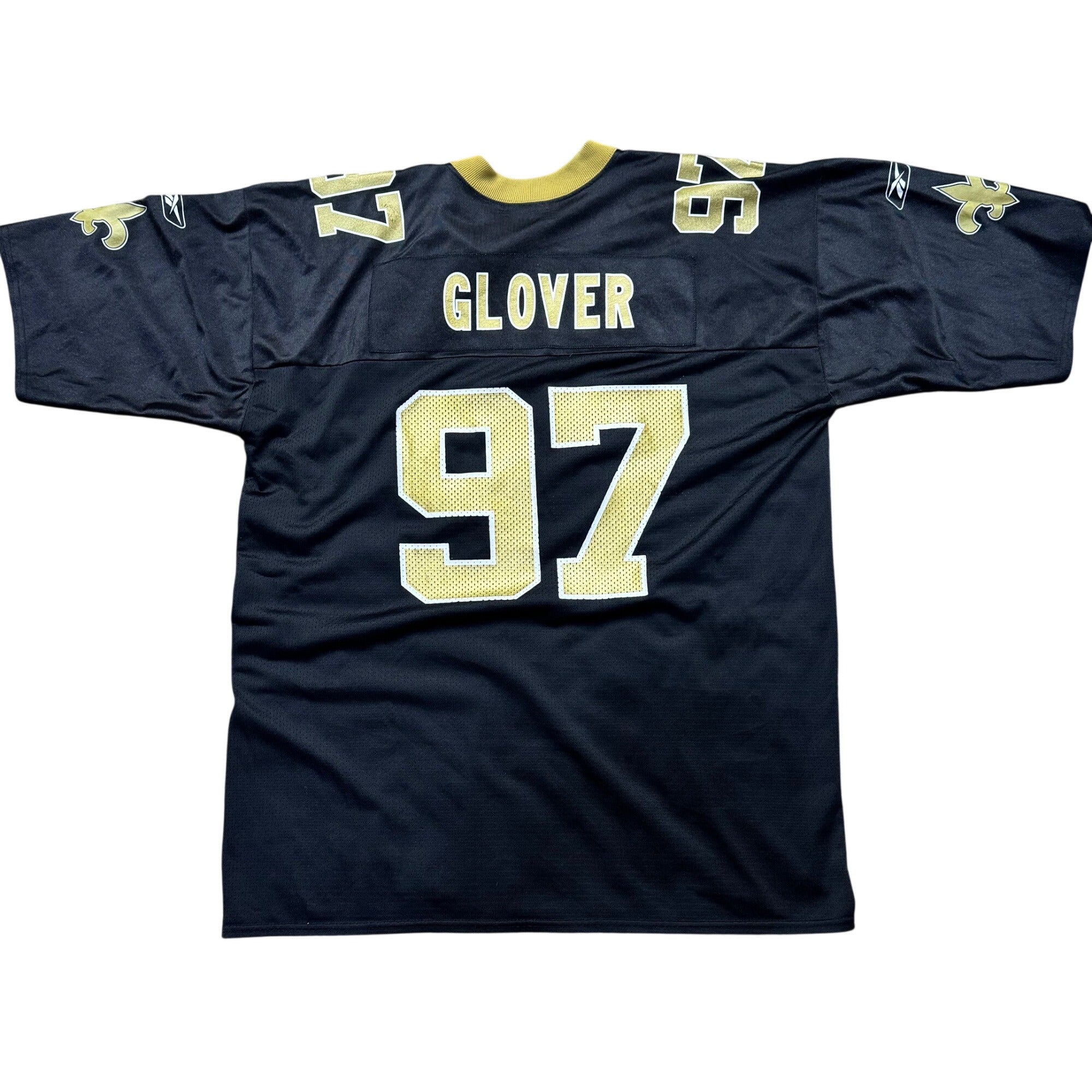 Vintage Reebok NFL New Orleans Saints La'Roi Glover Football Jersey Size Mens XL