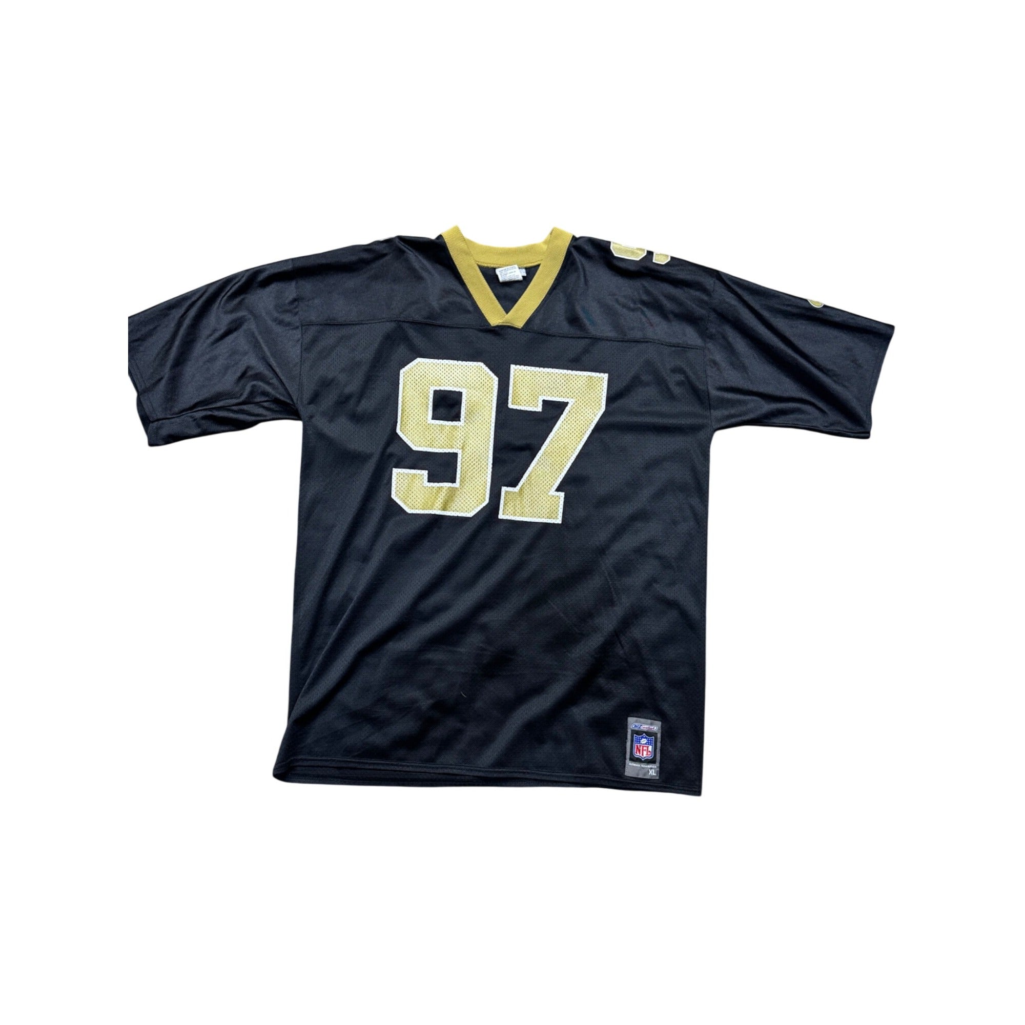 Vintage Reebok NFL New Orleans Saints La'Roi Glover Football Jersey Size Mens XL