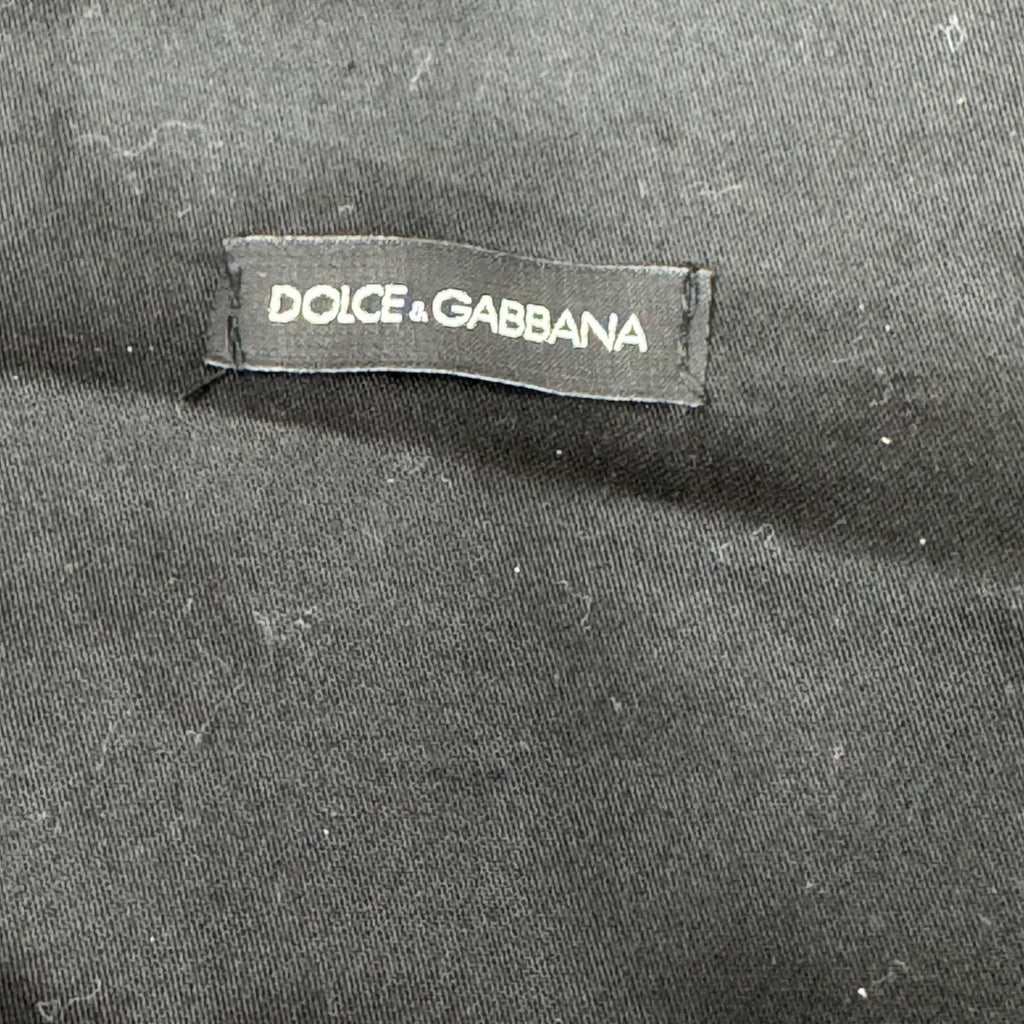 Dolce & Gabbana Black Dust Bag 7x6 Jewelry Wallet Clutch Small Storage Pouch