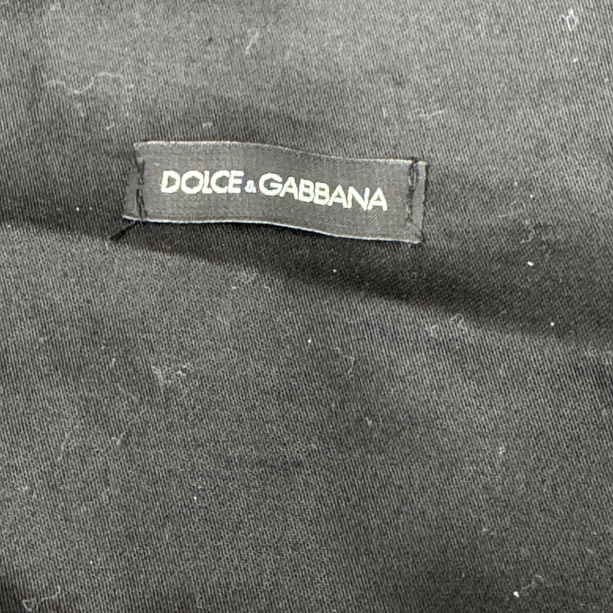 Dolce & Gabbana Black Dust Bag 7x6 Jewelry Wallet Clutch Small Storage Pouch