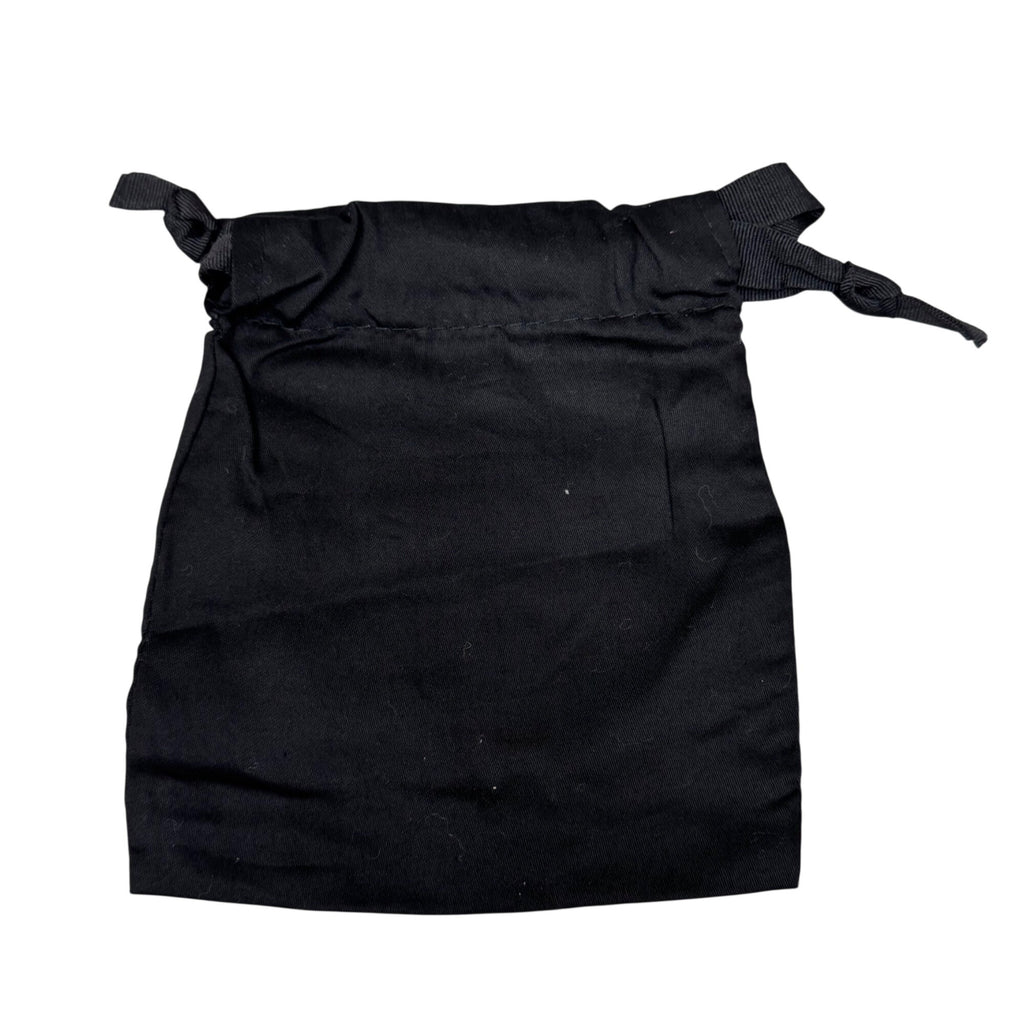 Dolce & Gabbana Black Dust Bag 7x6 Jewelry Wallet Clutch Small Storage Pouch