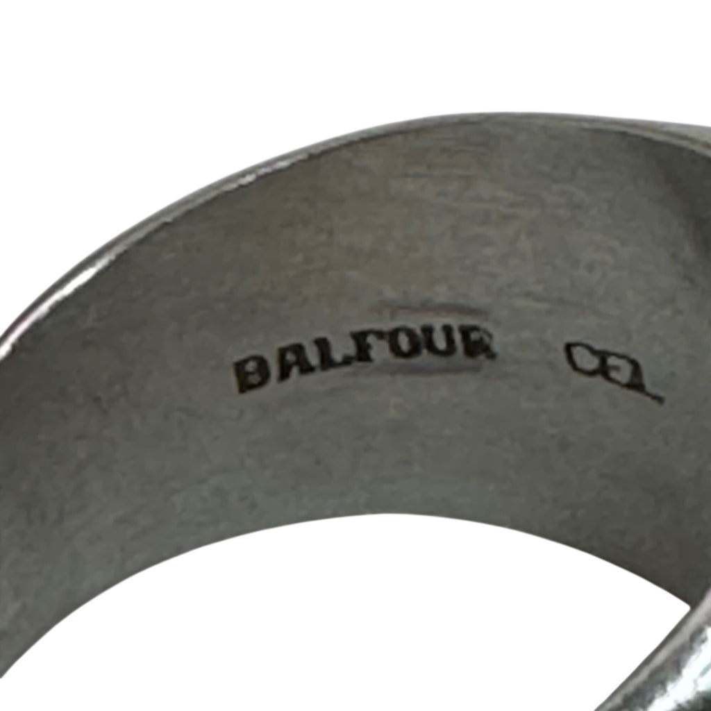 Death Before Dishonor Mens Balfour Military Ring Green Gemstone Size 10 Army