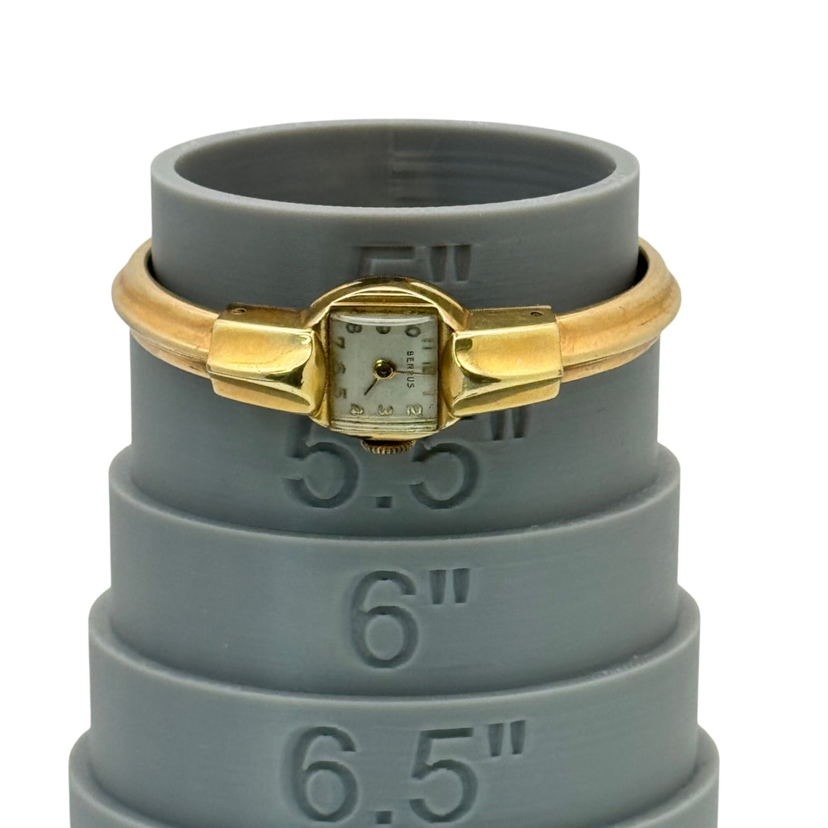 Benrus 14K GF Ladies Watch Original Box Official Watch Of Famous Airlines Vtg