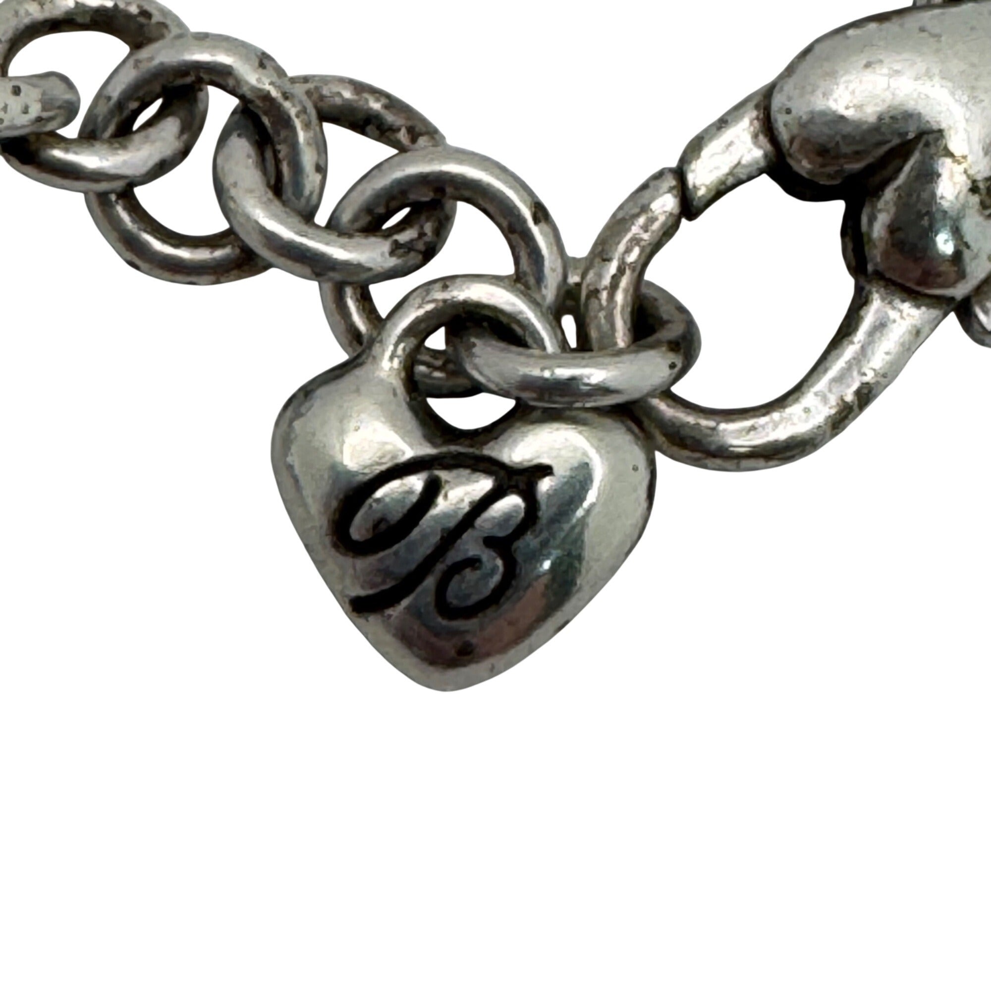 Brighton La Vie Flower Set Silver Tone Necklace Bracelet Floral Crystal Accents