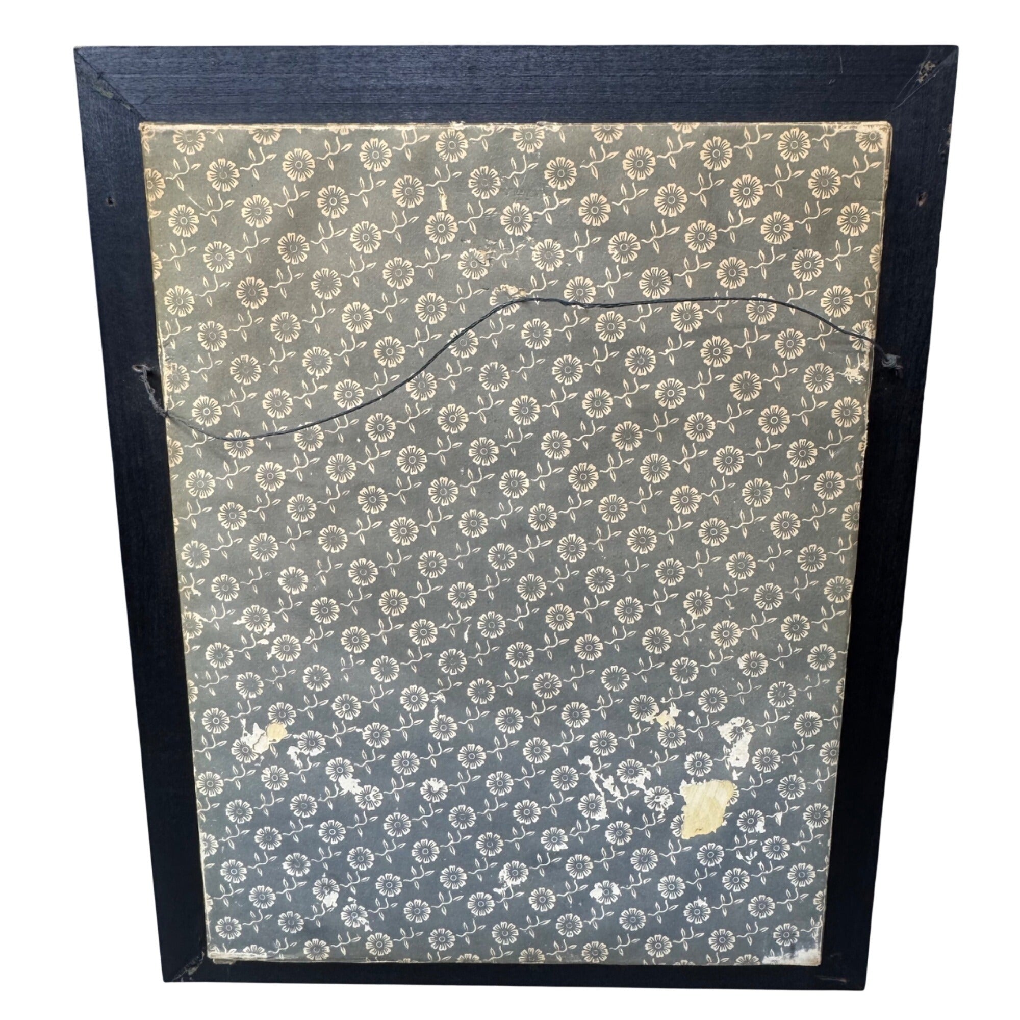 Antique La Mode Illustree Print 3D Shadow Box Victorian Fabric 12x15 Fashion