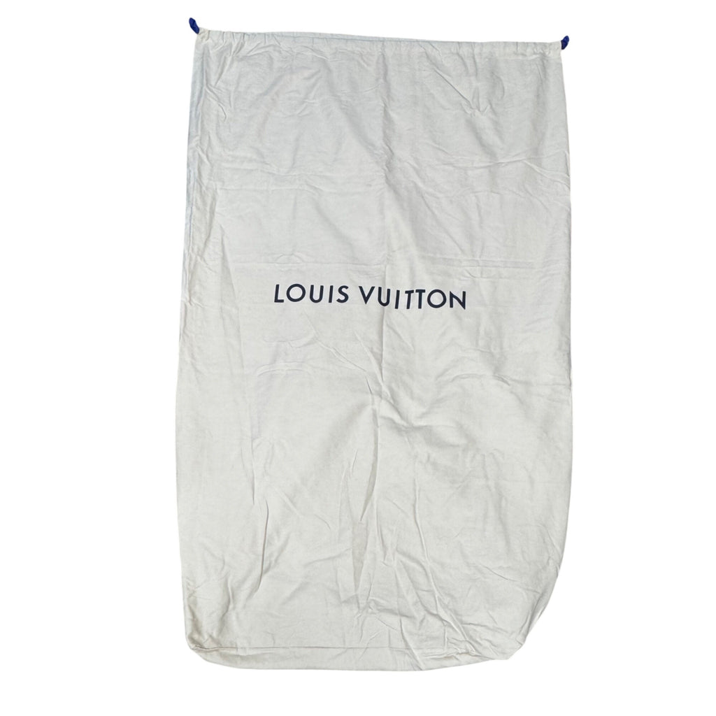 Louis Vuitton Large Beige Dust Bag 36" x 59.5" Drawstring Suit Luggage Handbags
