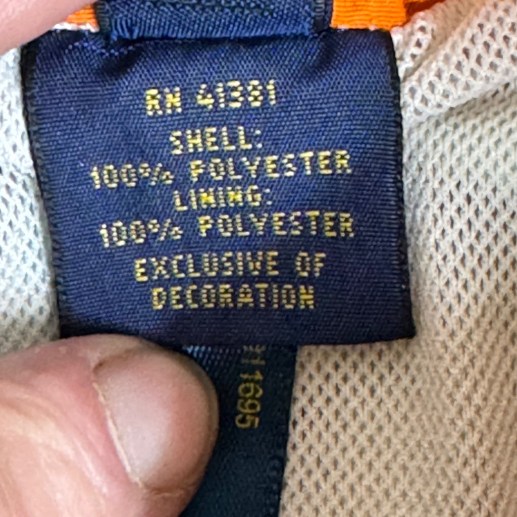Polo Ralph Lauren Mens Tropical Floral Swim Trunks Small Mesh Lining Blue & Orange