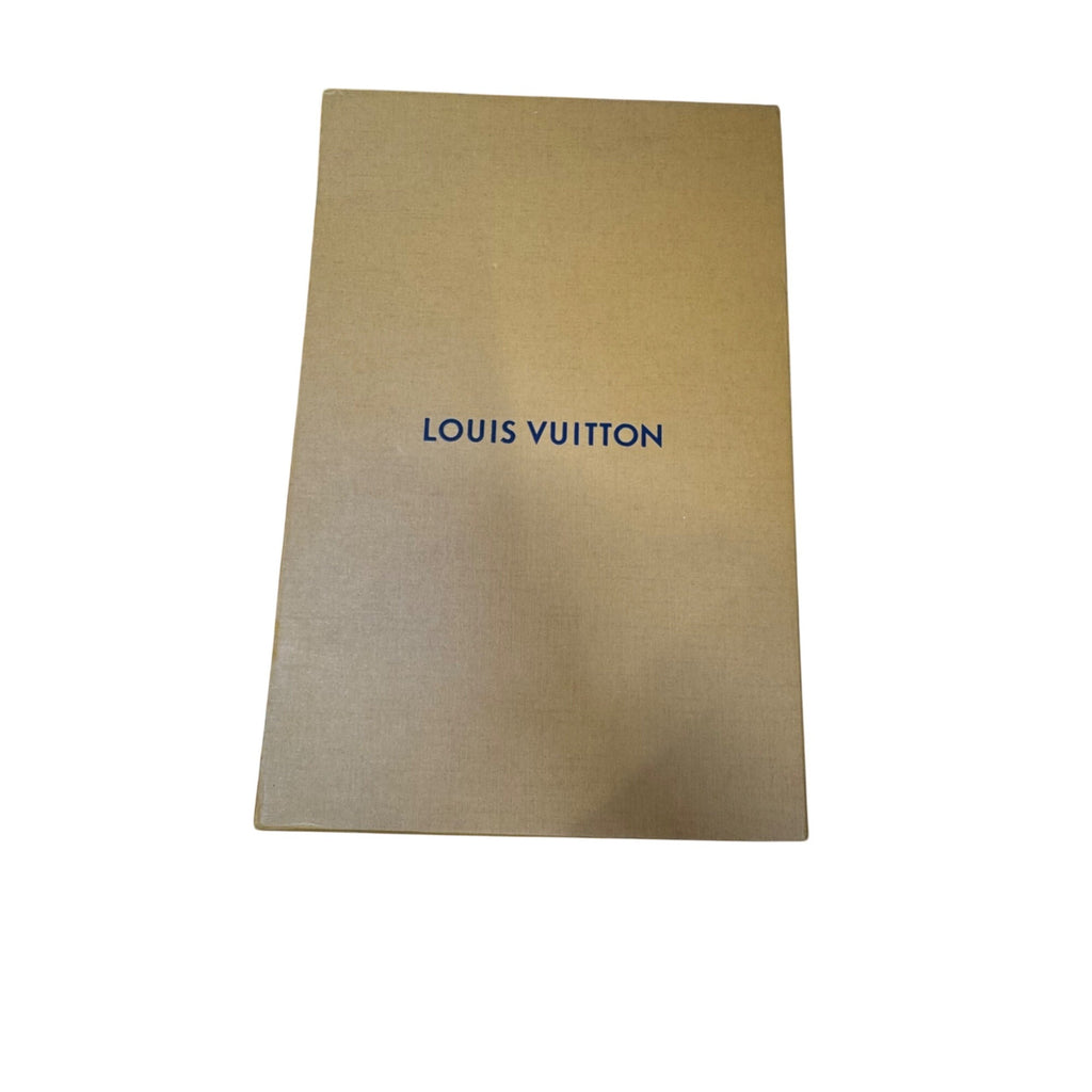Louis Vuitton Orange Shoe Box Storage Authentic w/ Lid 12x8x4 READ Purse Handbag