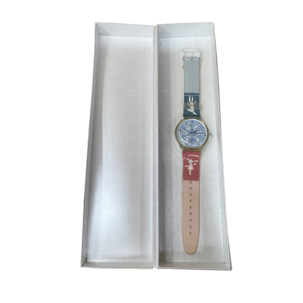 Vintage Swatch Bunny Sutra 2003 Rabbits Sex Positions New Old Stock w/ Case 41mm