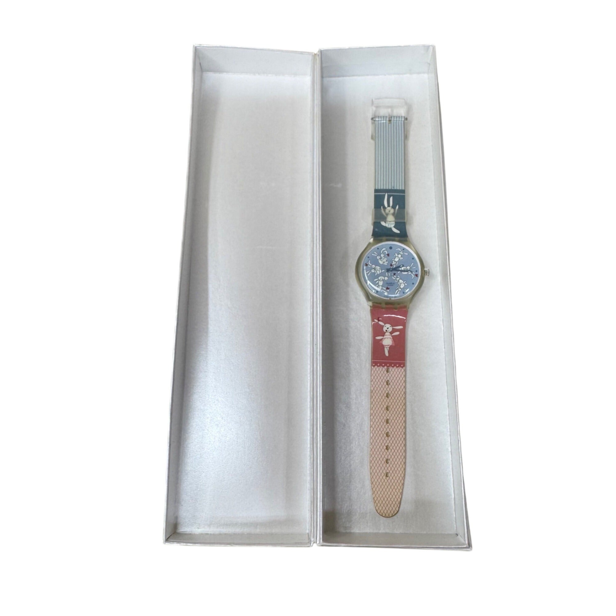 Vintage Swatch Bunny Sutra 2003 Rabbits Sex Positions New Old Stock w/ Case 41mm