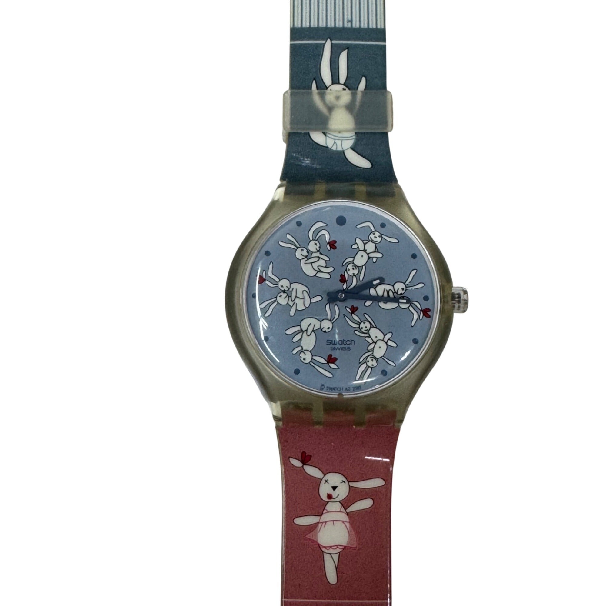 Vintage Swatch Bunny Sutra 2003 Rabbits Sex Positions New Old Stock w/ Case 41mm