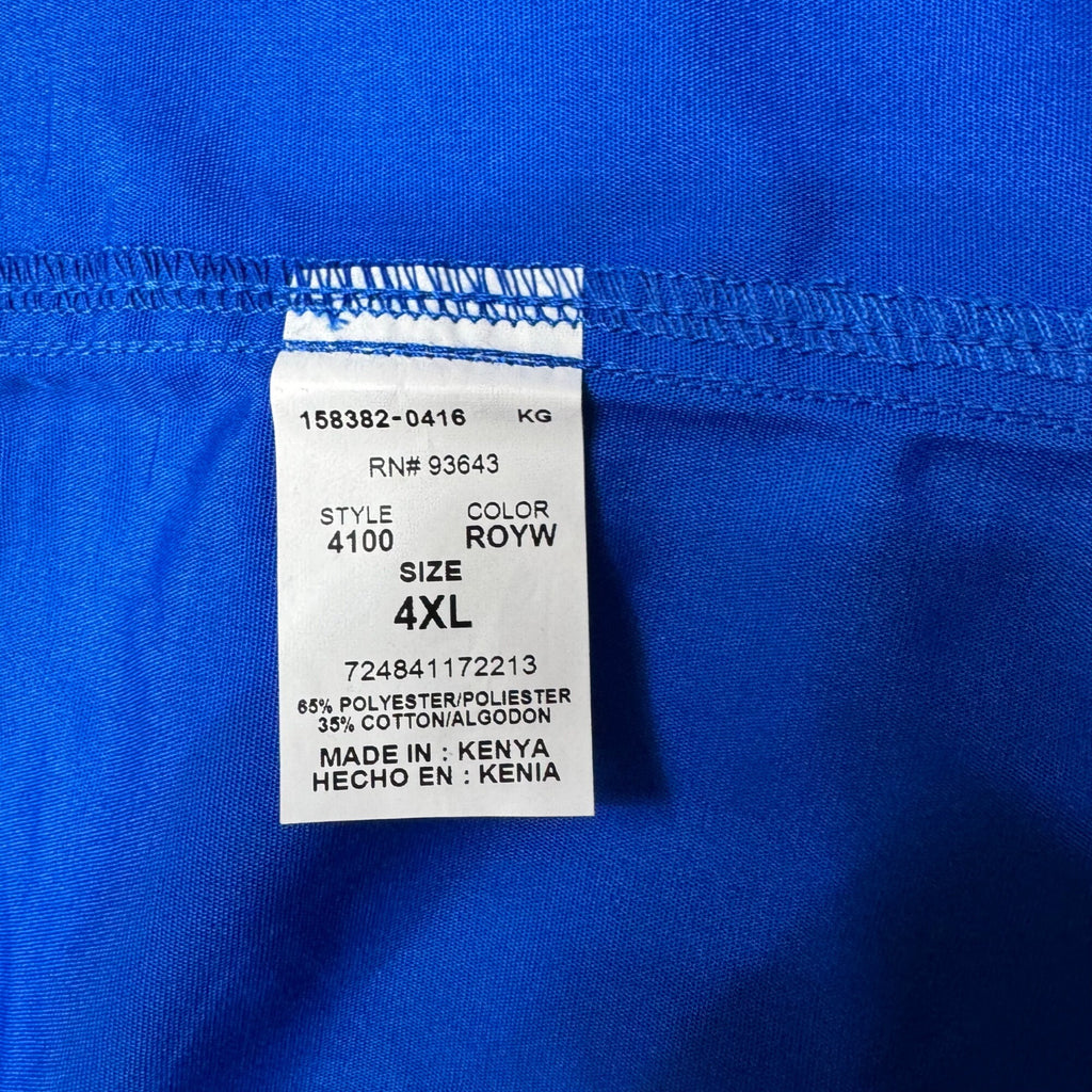 Cherokee Originals Unisex Workwear Scrub Pants 4XL Royal Blue 4X Plus Size NEW
