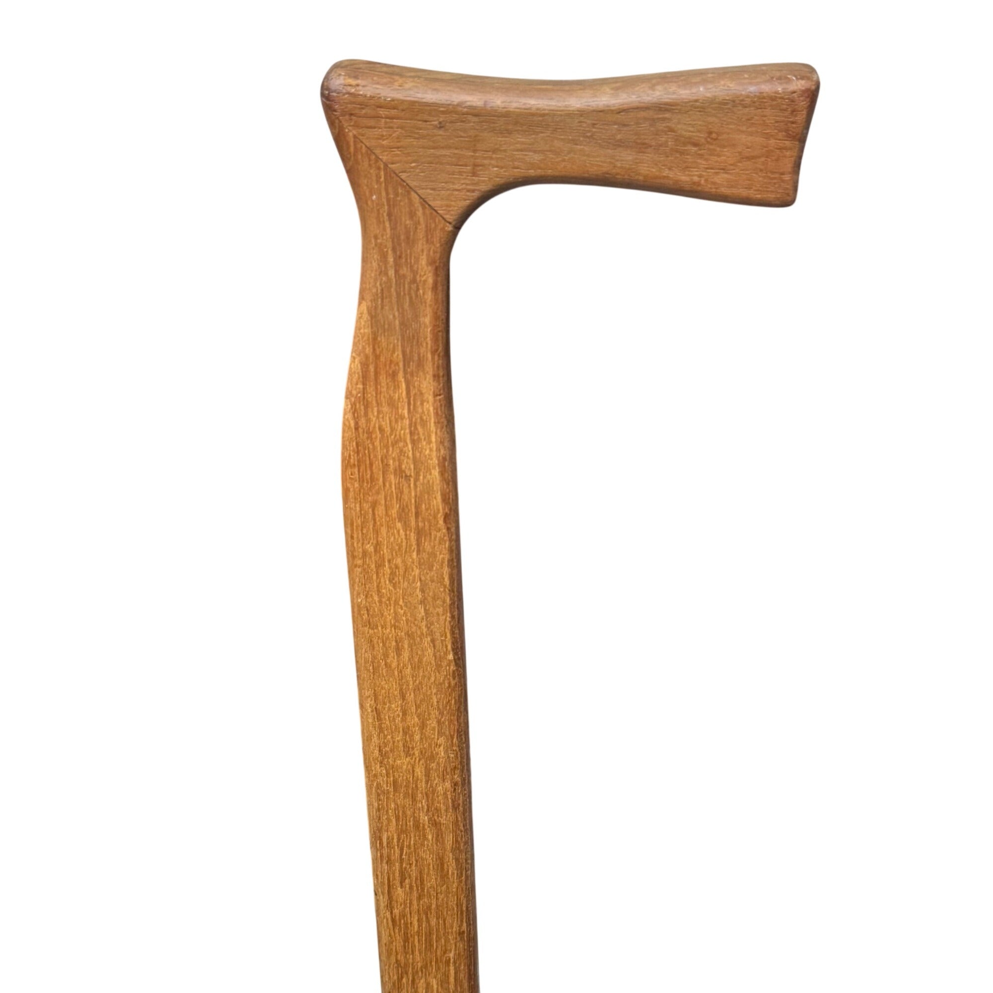 Handcrafted African Gentlemens Wooden Walking Stick Cane Ergonomic Handle - 36"