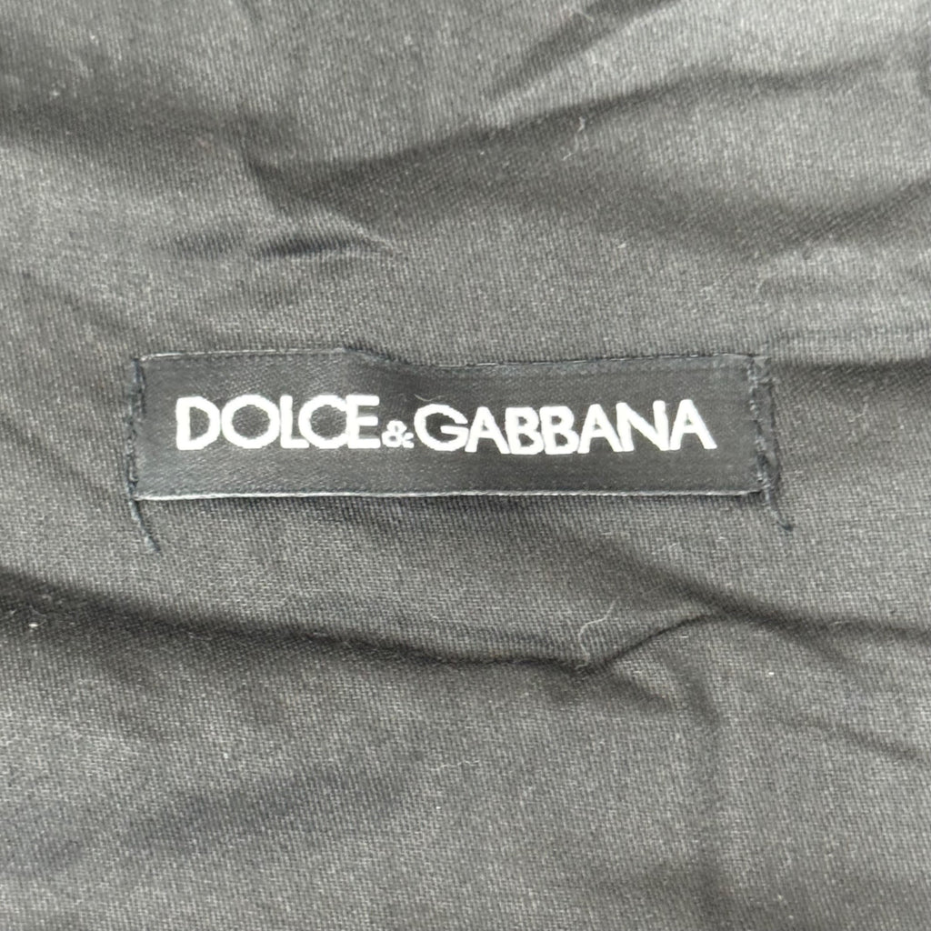 Dolce & Gabbana Black Drawstring Dust Bag 14” x13" Storage Pouch Clutch Purse