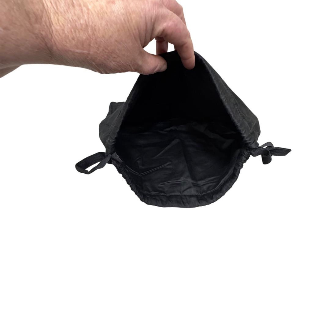 Dolce & Gabbana Black Drawstring Dust Bag 14” x13" Storage Pouch Clutch Purse