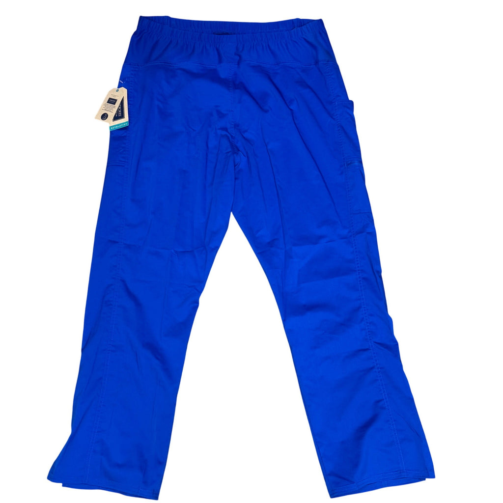 Lot of 2 Cherokee Maternity Scrub Pants XL Navy & Royal Blue New With Tags