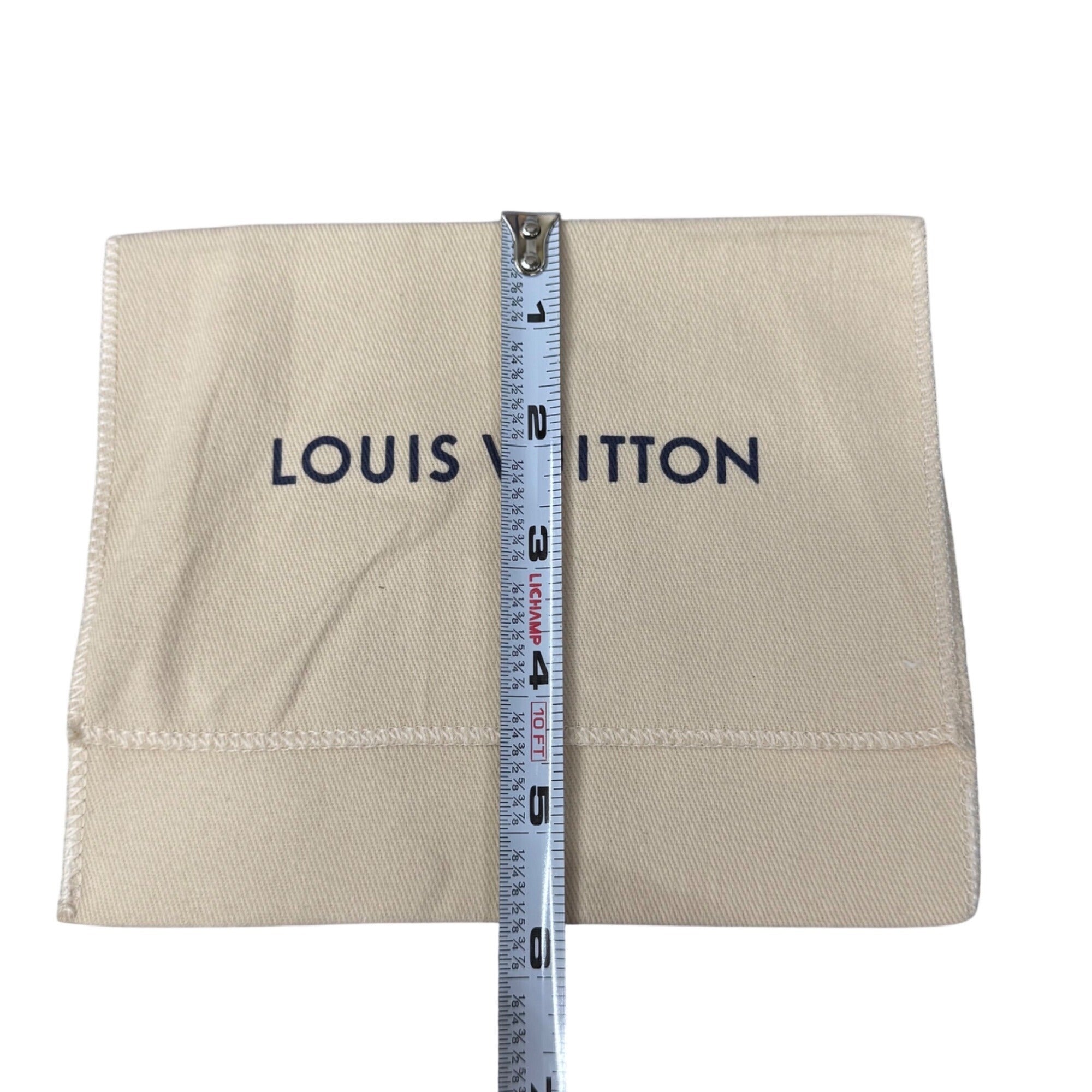 Authentic Louis Vuitton Envelope Type 6x5 Dust Bag Clutch Wallet Storage Gift