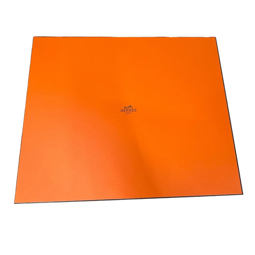 Authentic Orange Hermes Paris Large Empty Gift Mint Clean Box 18” X 15” X 4”