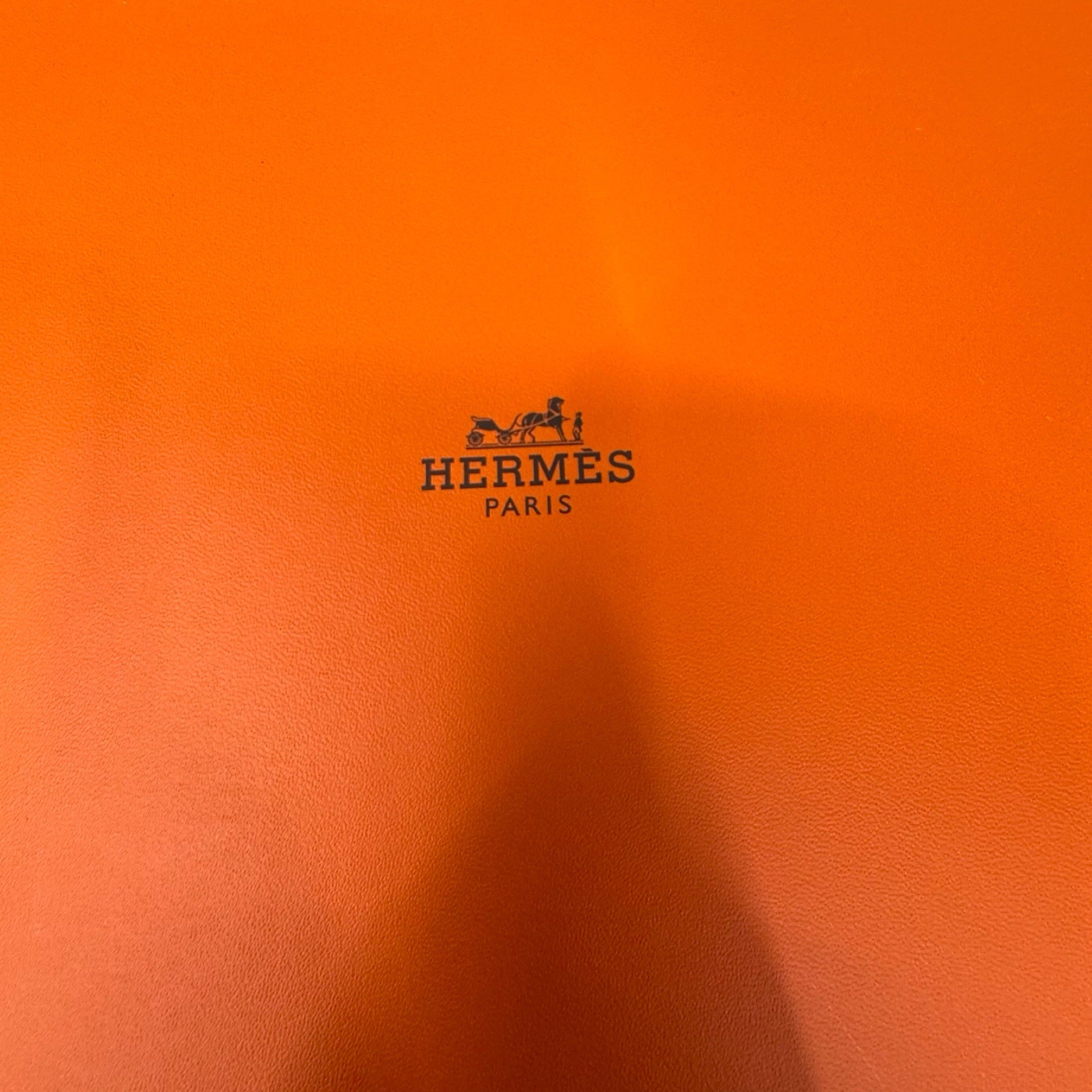 Authentic Orange Hermes Paris Large Empty Gift Mint Clean Box 18” X 15” X 4”