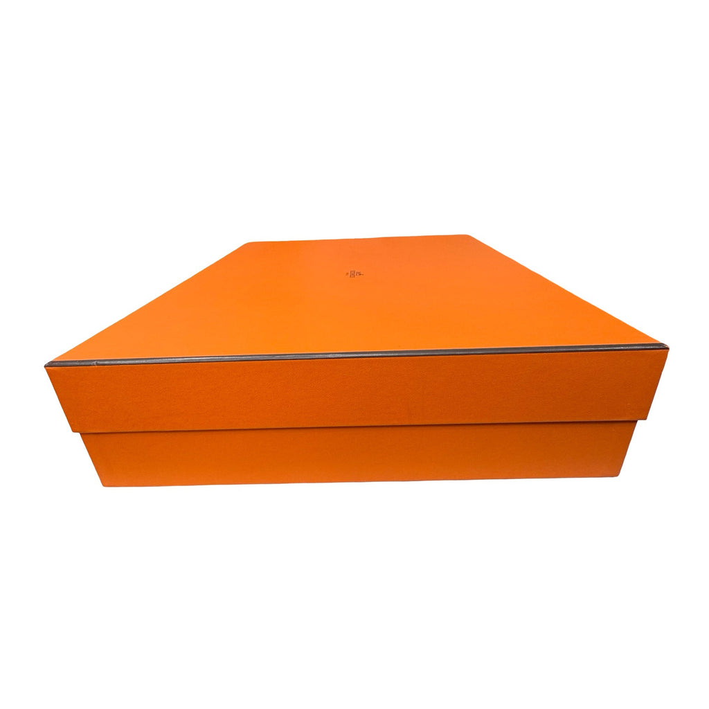 Authentic Orange Hermes Paris Large Empty Gift Mint Clean Box 18” X 15” X 4”