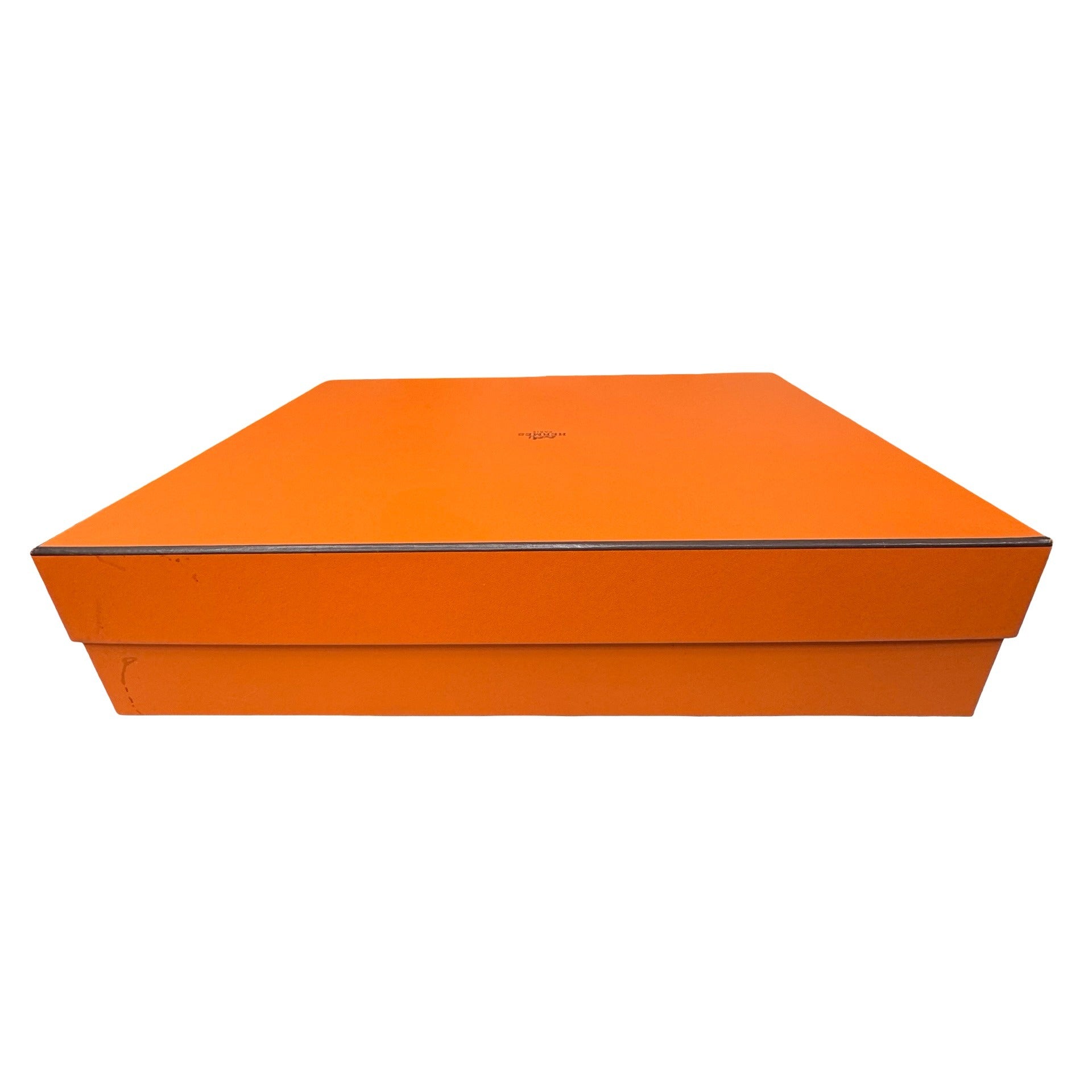 Authentic Orange Hermes Paris Large Empty Gift Mint Clean Box 18” X 15” X 4”