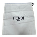 Fendi Roma Cream Dust Bag Pouch Drawstring with Black Logo 12" X 11" Authentic