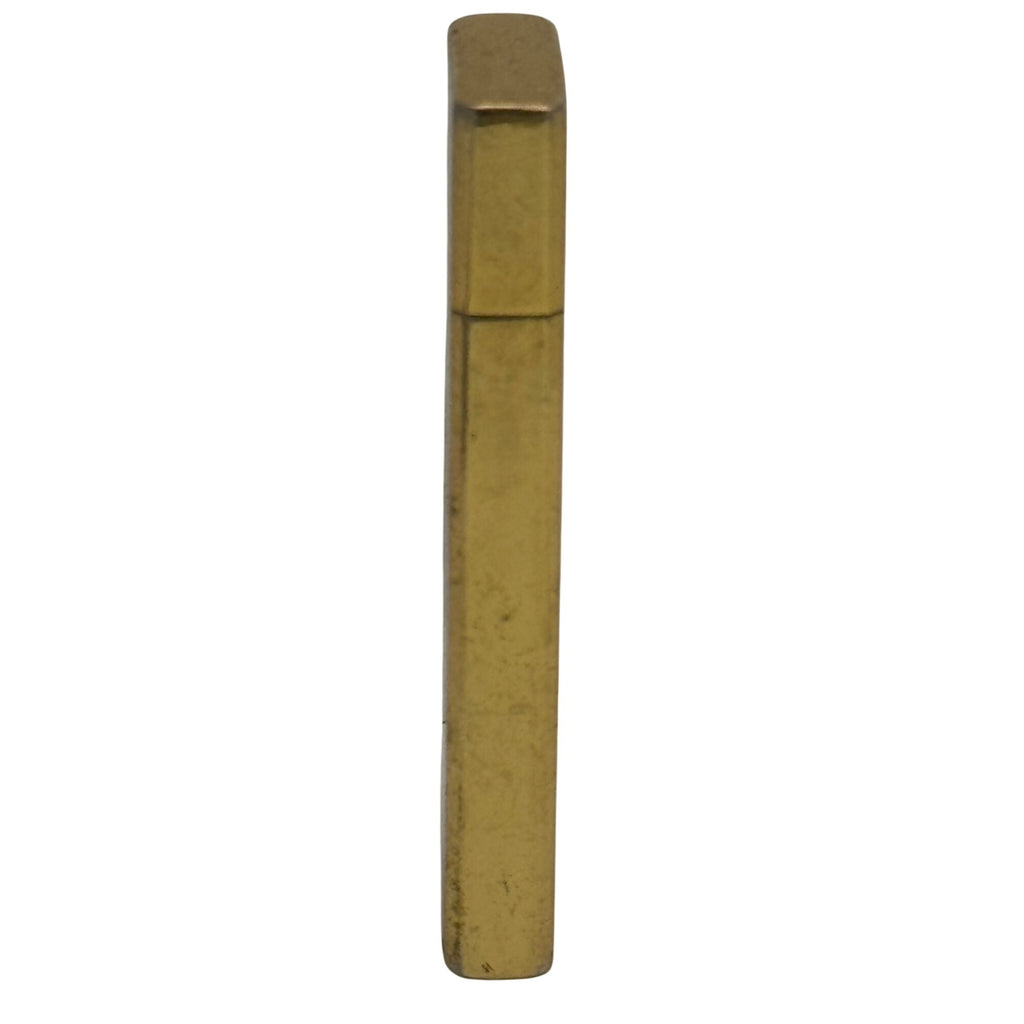 Vintage Rexlite Slim Gold Tone Lighter DW Monogrammed Made In Japan 2.75"