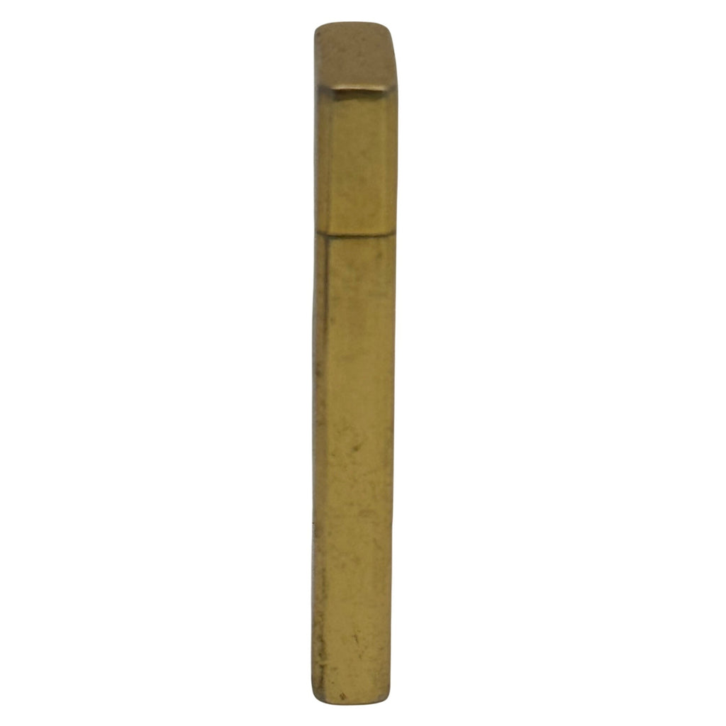 Vintage Rexlite Slim Gold Tone Lighter DW Monogrammed Made In Japan 2.75"