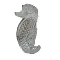 Vintage Waterford Clear Crystal Seahorse Pin Brooch Textured Details 2" Nautical