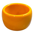 Vintage Wide Yellow Lucite Butterscotch Bangle Bracelet Retro Chunky Design 105g