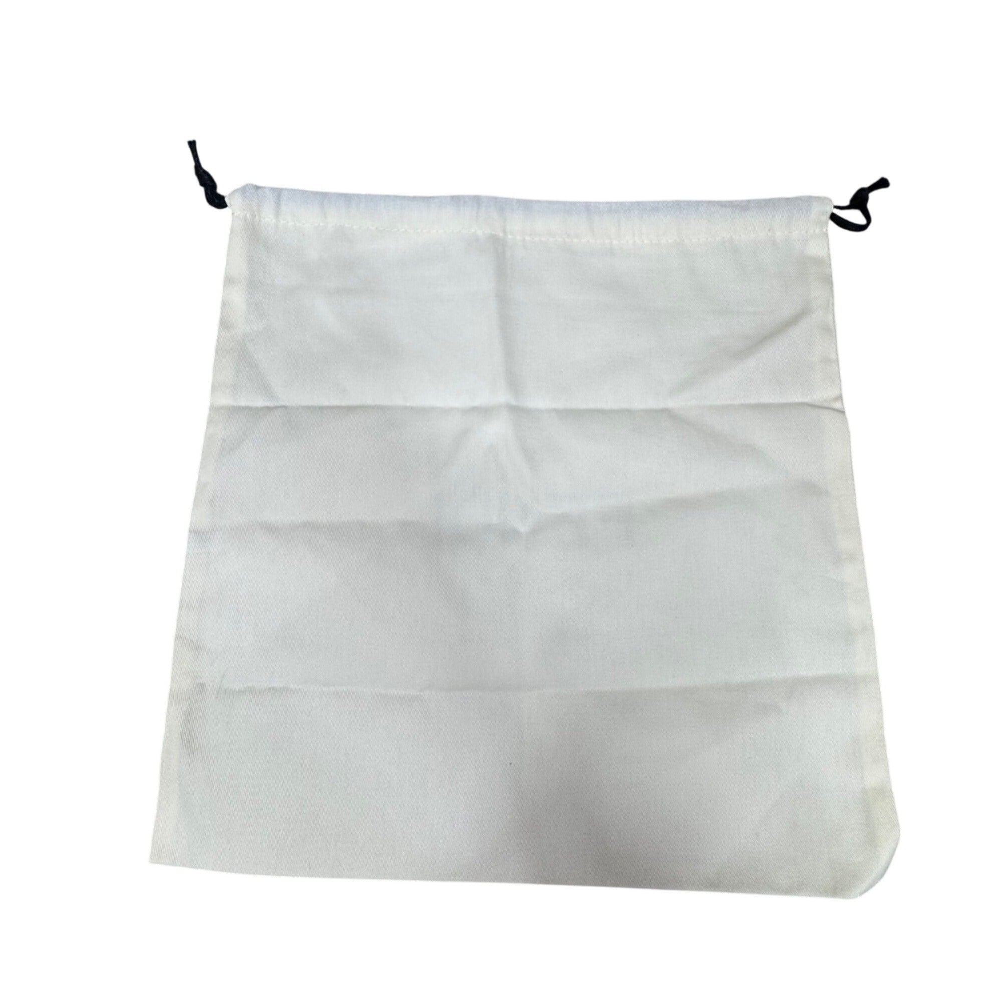 Fendi Roma White Cotton Drawstring Dust Bag 13x14 Storage Pouch Luxury Authentic