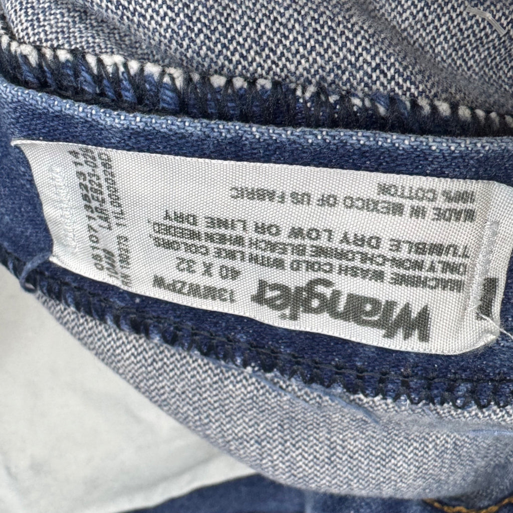 Wrangler Mens Classic Fit Blue Denim Jeans Size 40x32 Made In Mexico 13MWZP Work