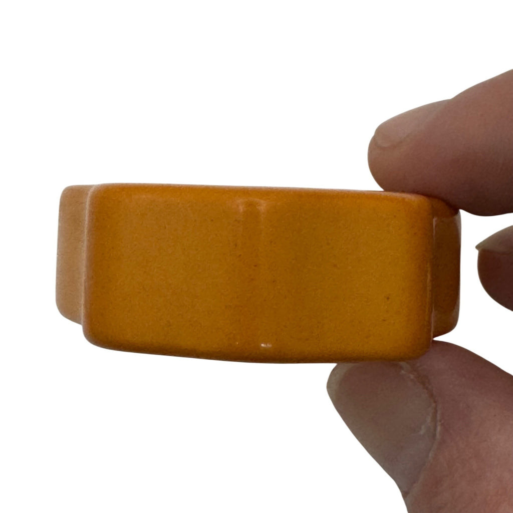 Bakelite Dog Napkin Holder Caramel Yellow Butterscotch Scottie Puppy Vintage