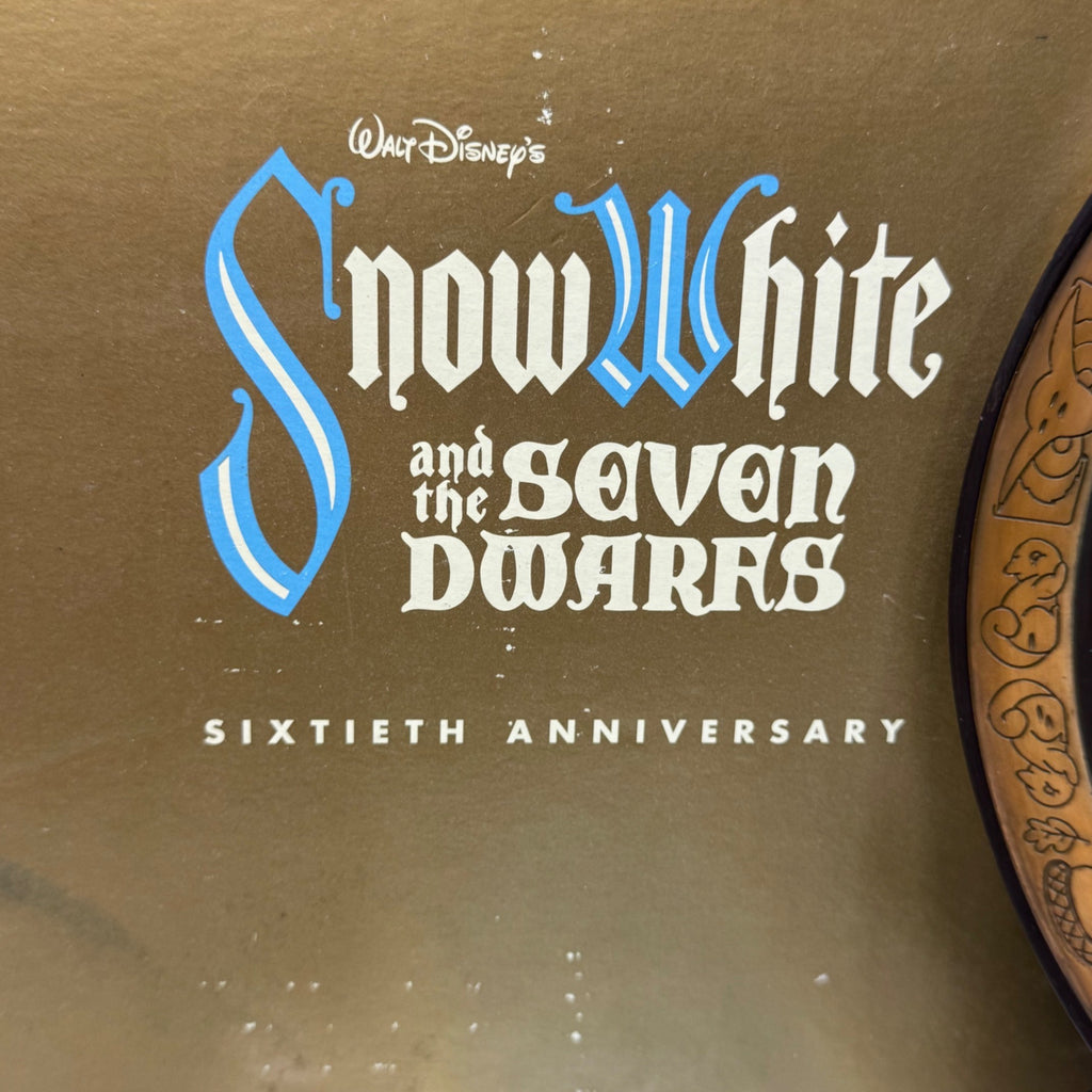 Walt Disney Snow White 60th Anniversary Magic Mirror On The Wall LE Plate 81 COA