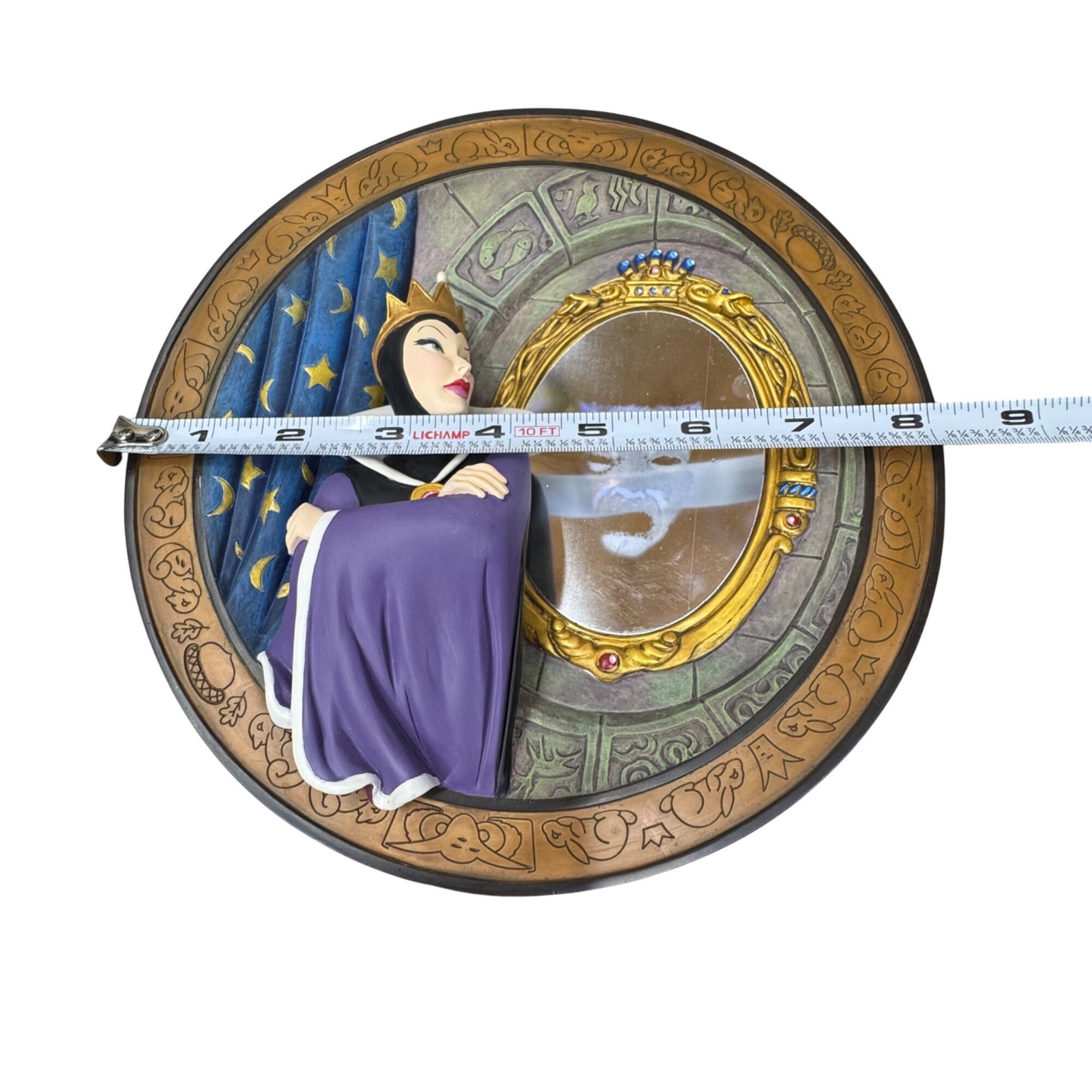 Walt Disney Snow White 60th Anniversary Magic Mirror On The Wall LE Plate 81 COA