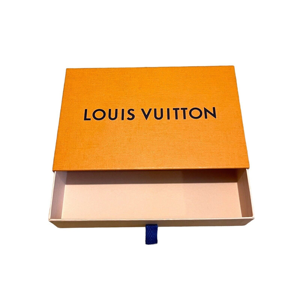 Louis Vuitton Slide Out Drawer Small Box 8x5.5x1.5” Wallet Scarf Storage Gift