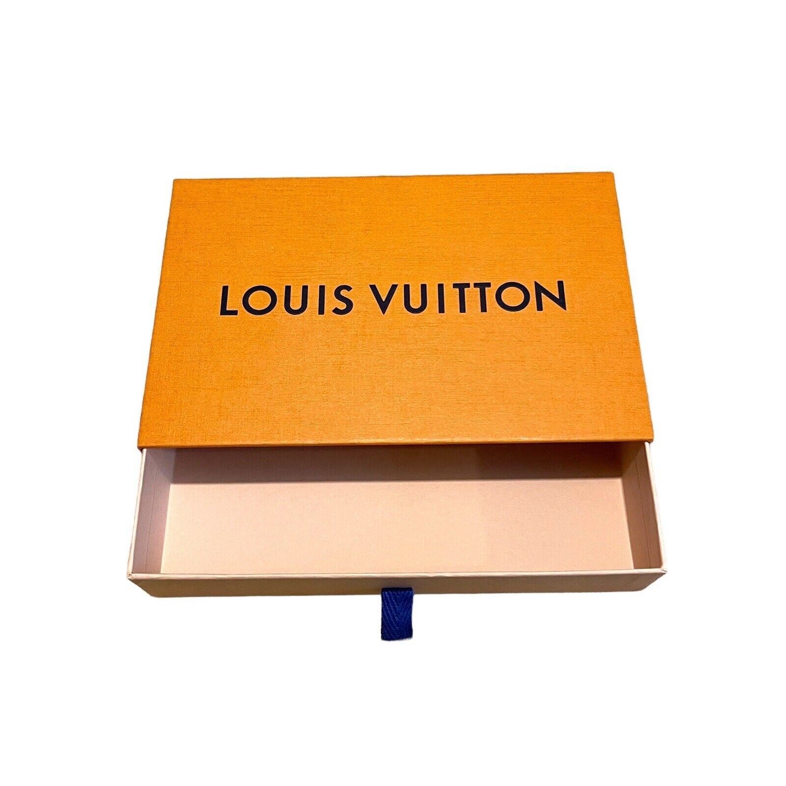 Louis Vuitton Slide Out Drawer Small Box 8x5.5x1.5” Wallet Scarf Storage Gift