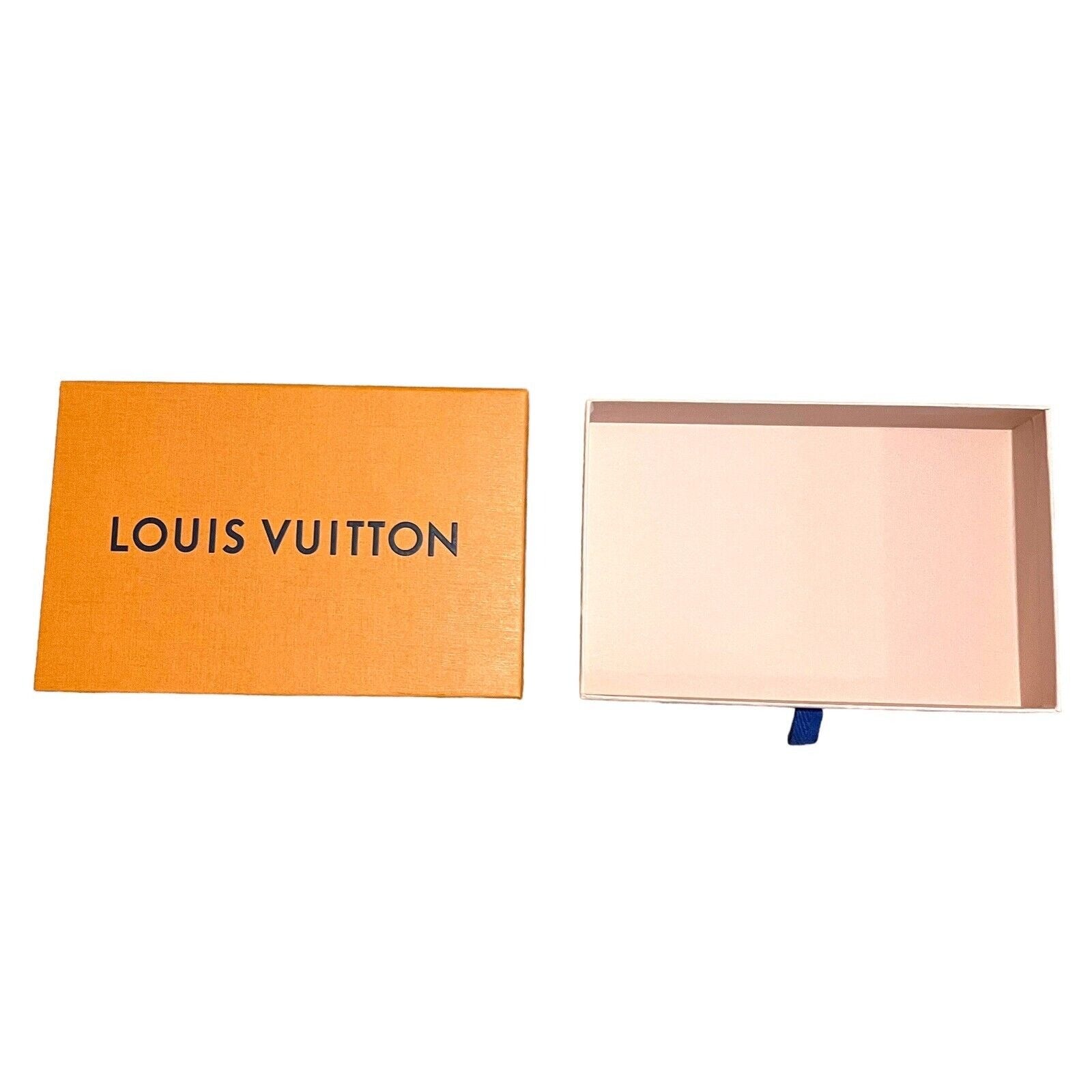 Louis Vuitton Slide Out Drawer Small Box 8x5.5x1.5” Wallet Scarf Storage Gift