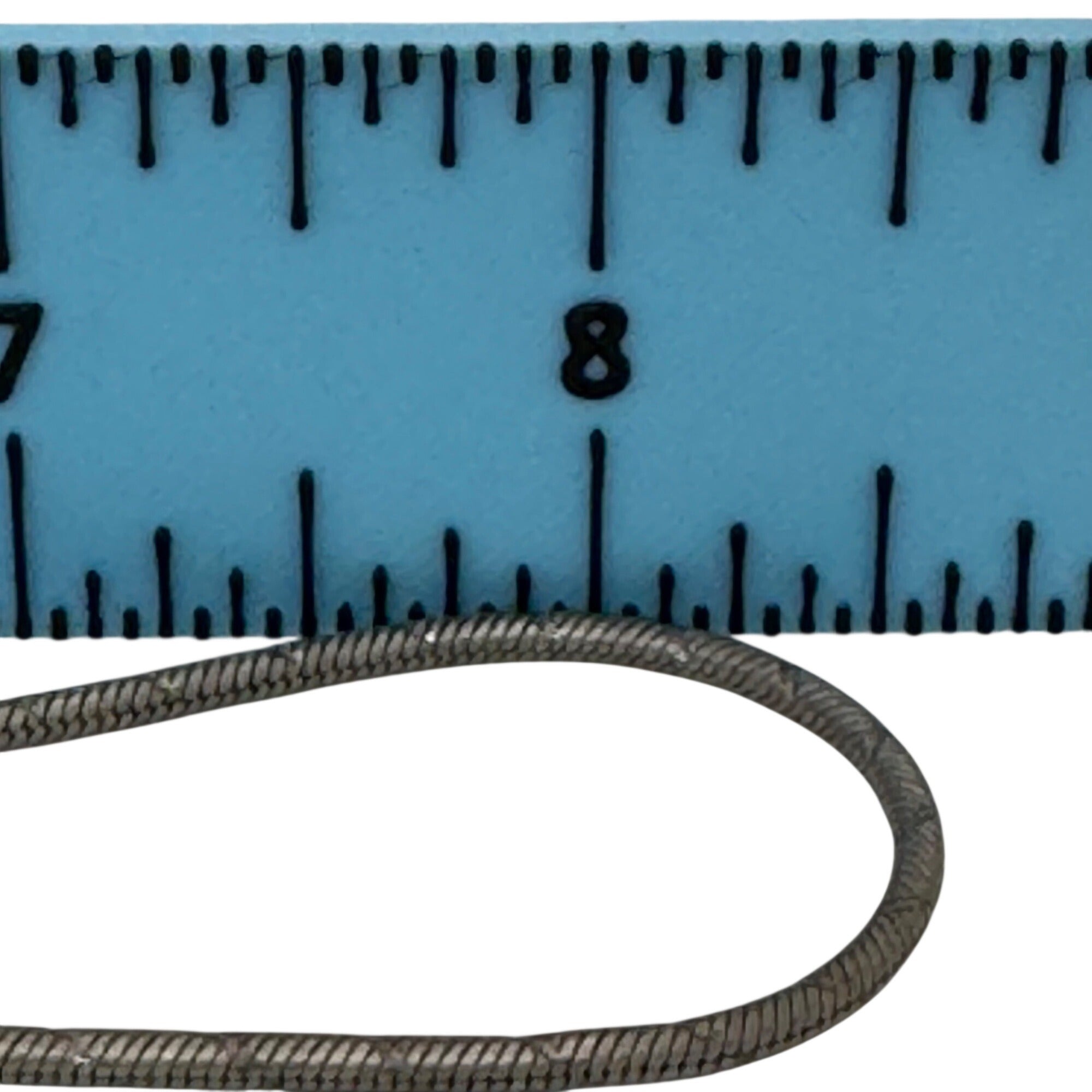 Sterling Silver 925 Diamond Cut Snake Chain Necklace 17” Italy 16g Vintage 2.3mm