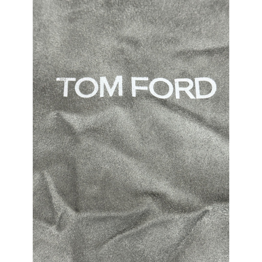 Tom Ford Gray Authentic Black Bag Drawstring Pouch 14” X 9”  Shoes Accessories