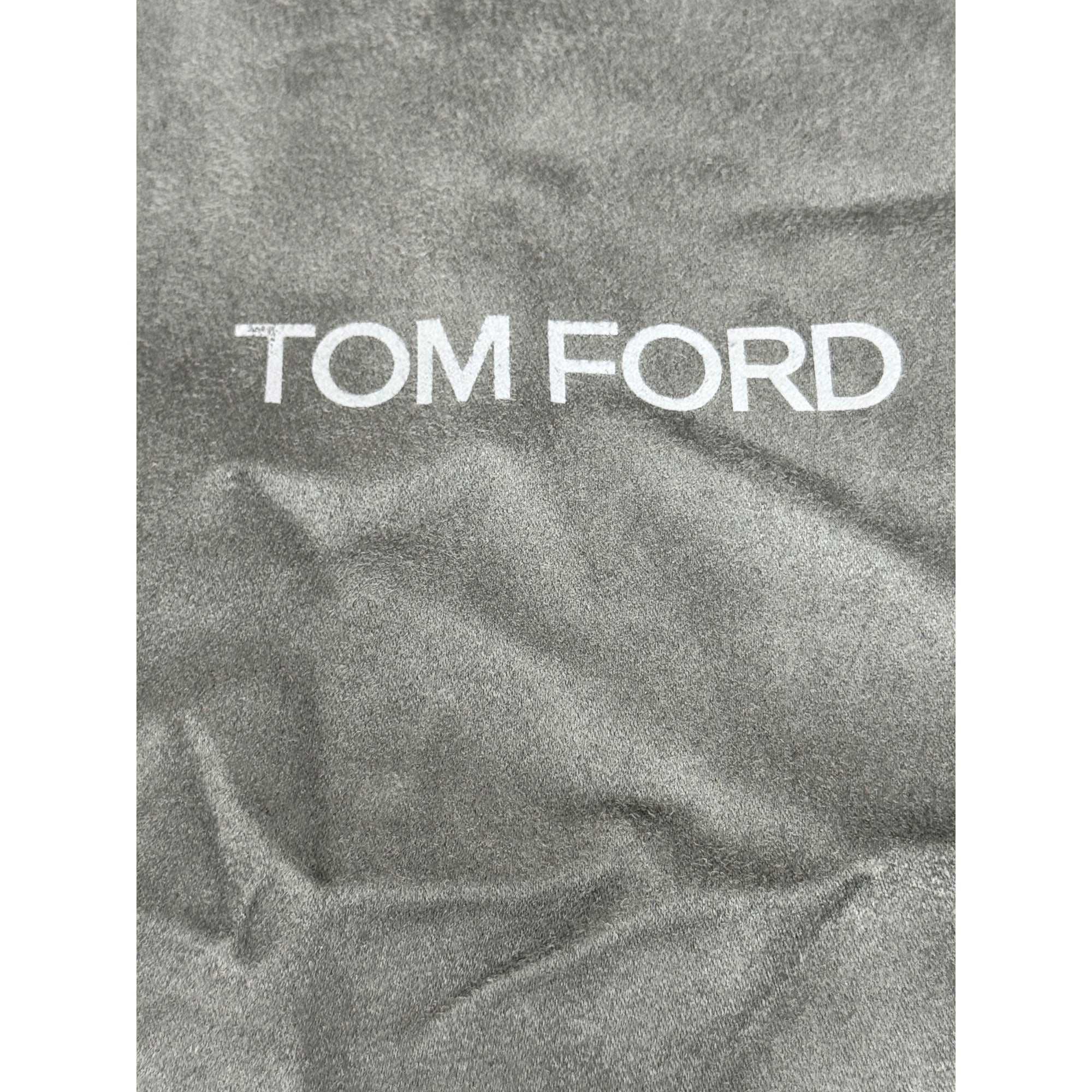 Tom Ford Gray Authentic Black Bag Drawstring Pouch 14” X 9”  Shoes Accessories