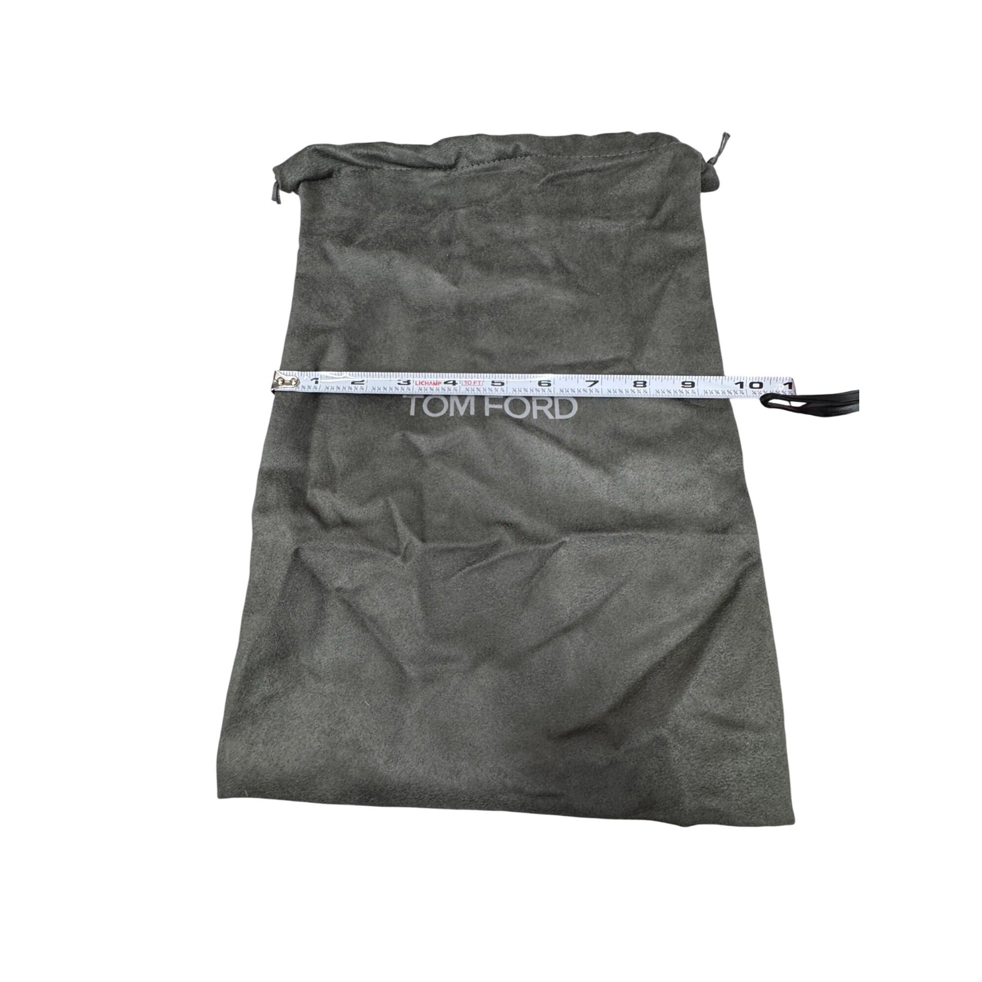 Tom Ford Gray Authentic Black Bag Drawstring Pouch 14” X 9”  Shoes Accessories