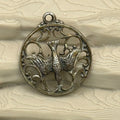 Catholic Bishop's CREED Sterling Holy Spirit Confirmation Rosary Medal Pendant