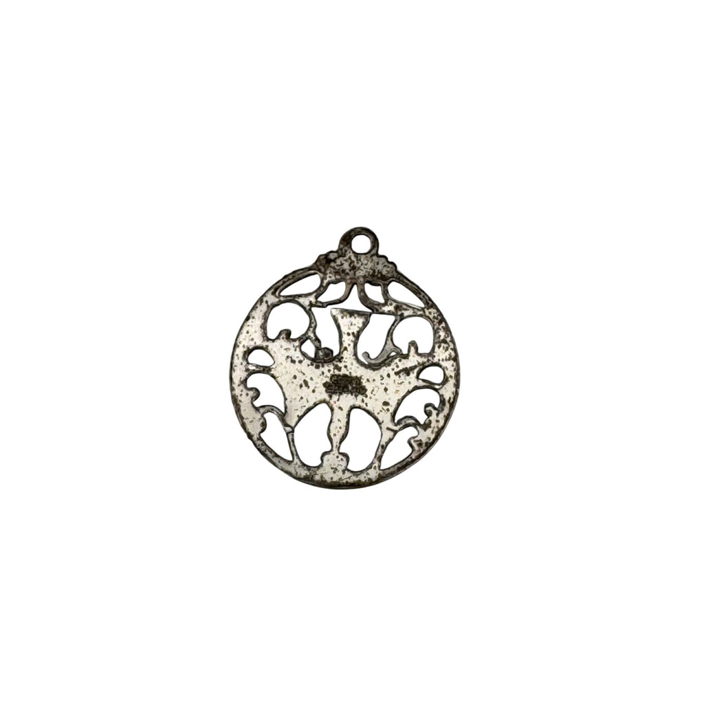 Catholic Bishop's CREED Sterling Holy Spirit Confirmation Rosary Medal Pendant