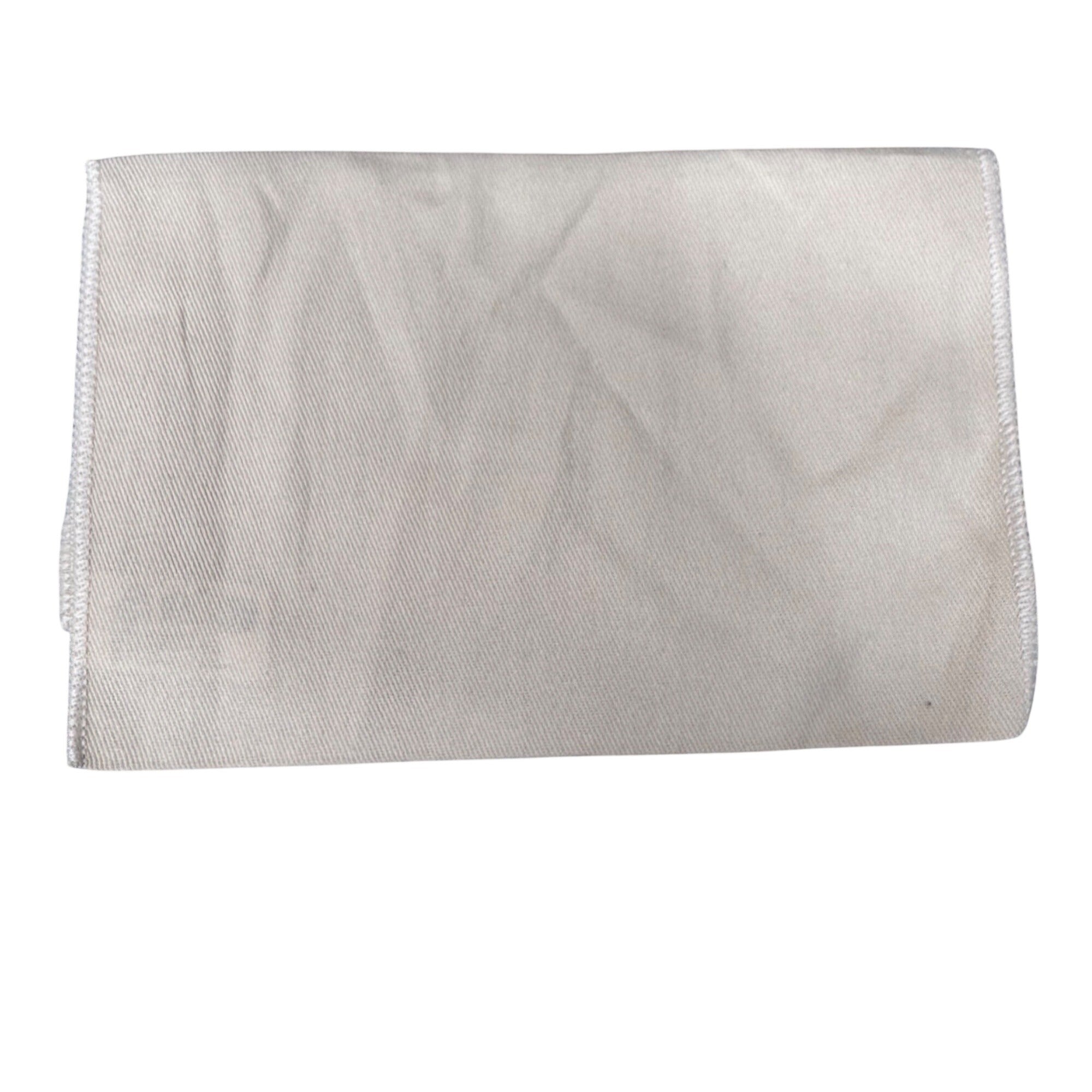 Louis Vuitton Beige Canvas Dust Bag 8X5 Storage Pouch Clutch Wallet Accessories