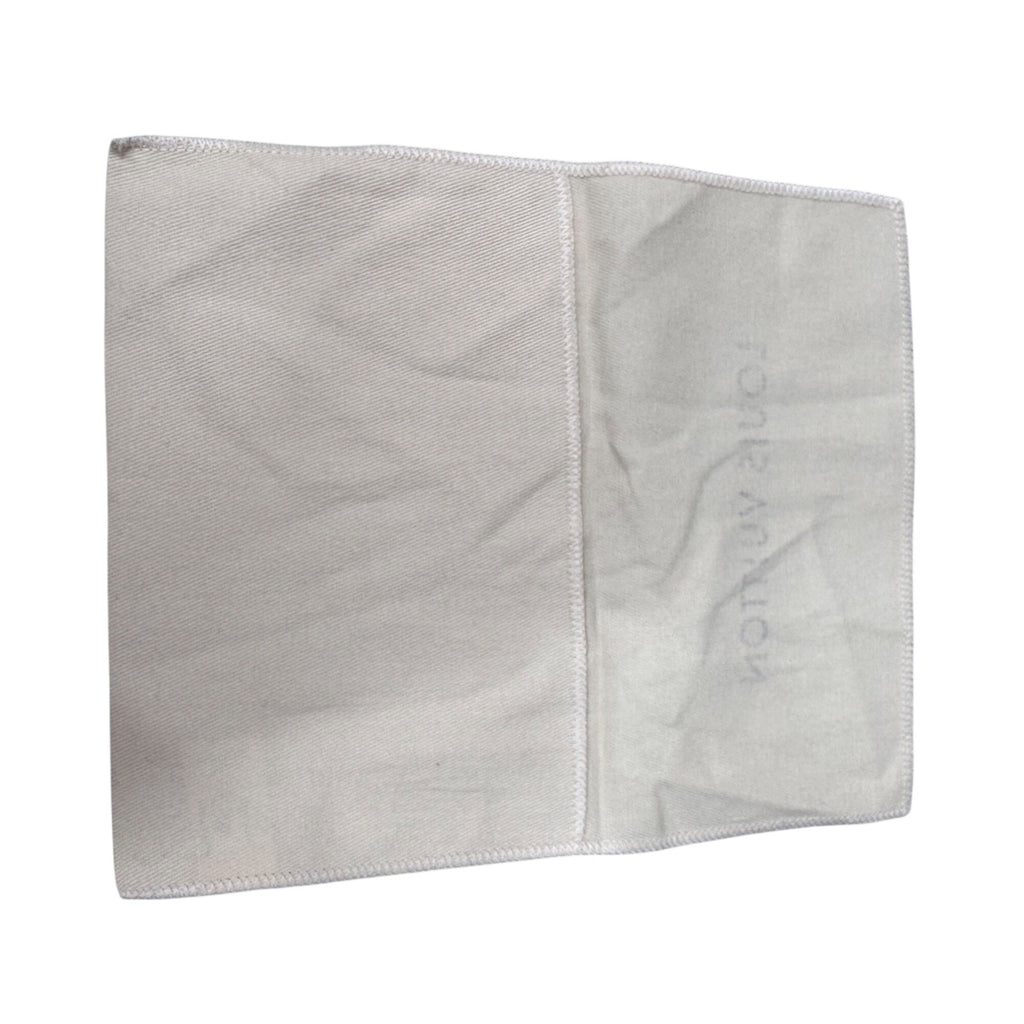 Louis Vuitton Beige Canvas Dust Bag 8X5 Storage Pouch Clutch Wallet Accessories