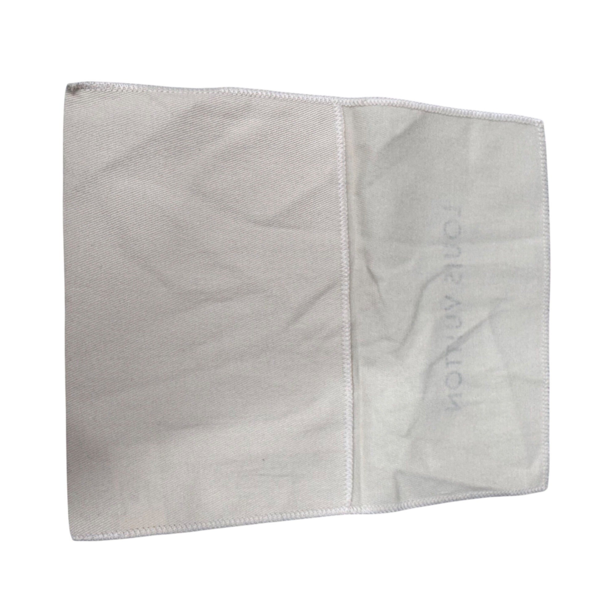 Louis Vuitton Beige Canvas Dust Bag 8X5 Storage Pouch Clutch Wallet Accessories