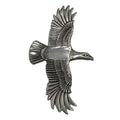 Vintage Pewter Flying Eagle Pendant Signed Arch Avary Jr. 1977 Handmade 2" Long